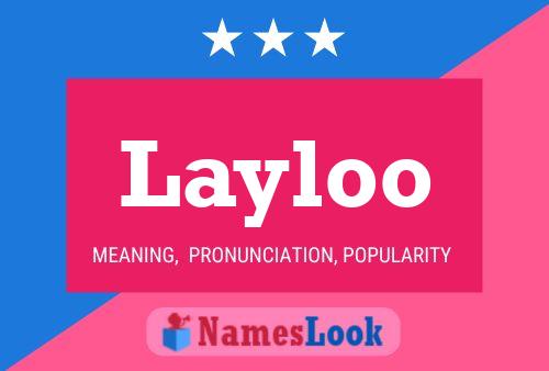 Layloo Name Poster