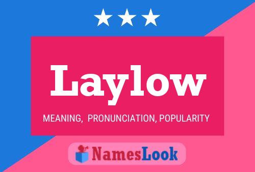 Laylow Name Poster