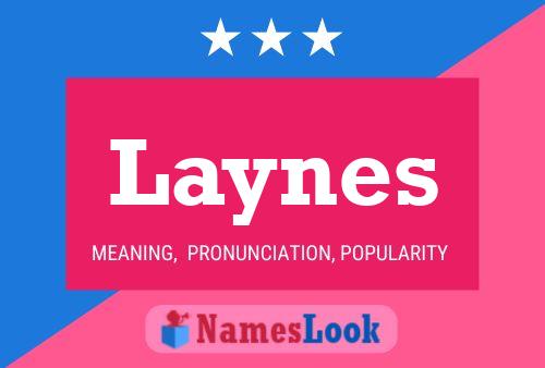 Laynes Name Poster