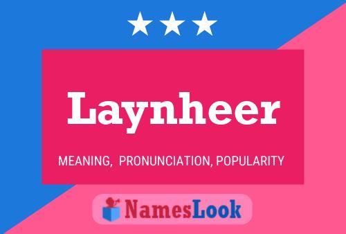 Laynheer Name Poster