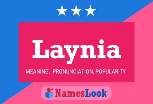 Laynia Name Poster