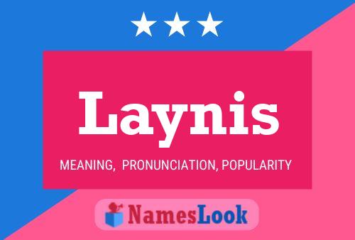 Laynis Name Poster