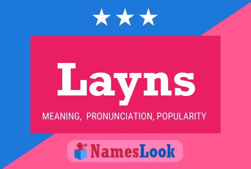 Layns Name Poster