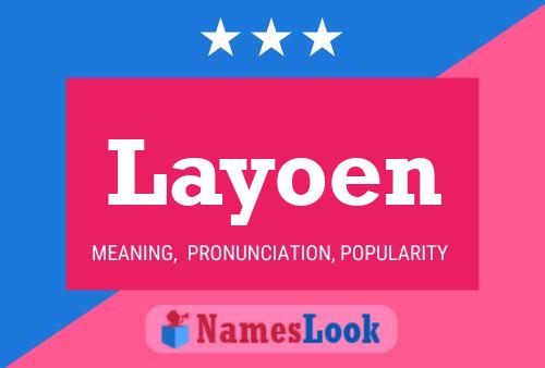 Layoen Name Poster