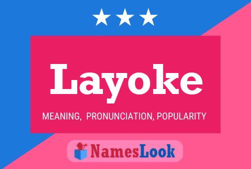 Layoke Name Poster