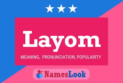 Layom Name Poster