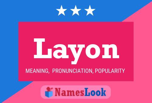 Layon Name Poster