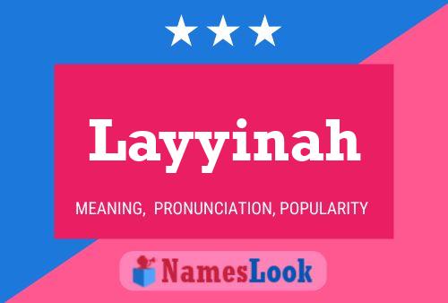 Layyinah Name Poster