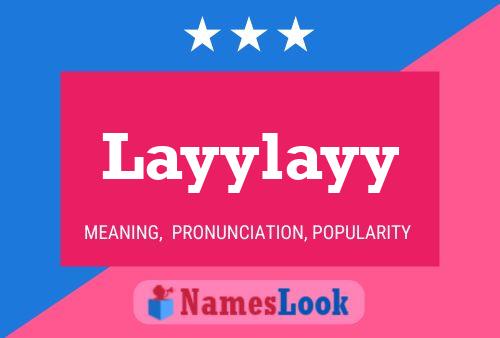 Layylayy Name Poster