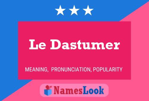 Le Dastumer Name Poster