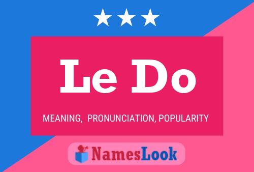 Le Do Name Poster