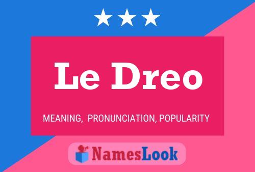 Le Dreo Name Poster