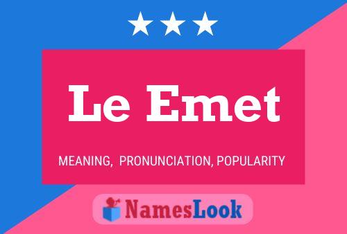 Le Emet Name Poster