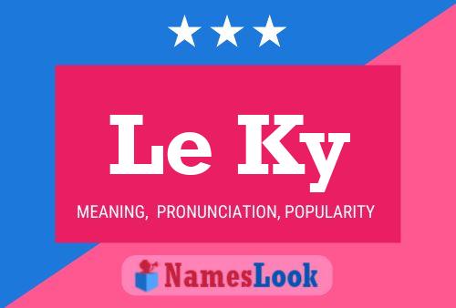 Le Ky Name Poster