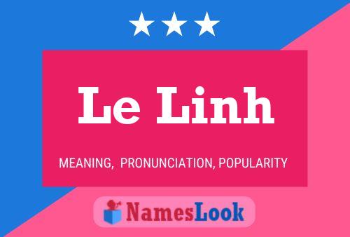 Le Linh Name Poster