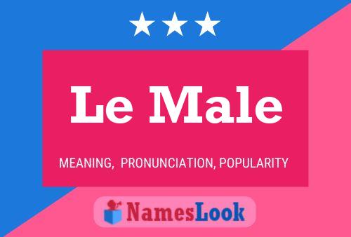 Le Male Name Poster