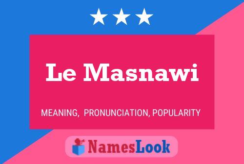 Le Masnawi Name Poster