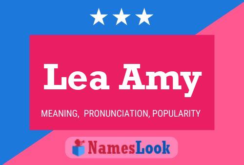 Lea Amy Name Poster