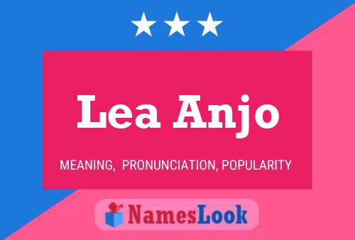 Lea Anjo Name Poster