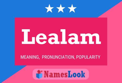 Lealam Name Poster