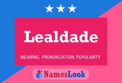 Lealdade Name Poster