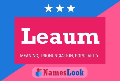 Leaum Name Poster