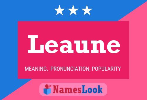 Leaune Name Poster