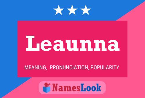 Leaunna Name Poster