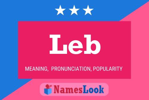 Leb Name Poster