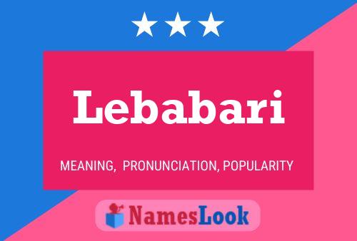 Lebabari Name Poster