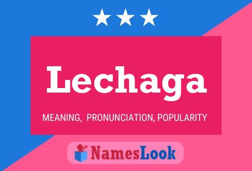 Lechaga Name Poster