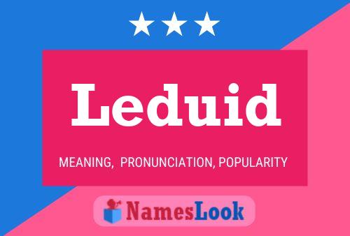 Leduid Name Poster