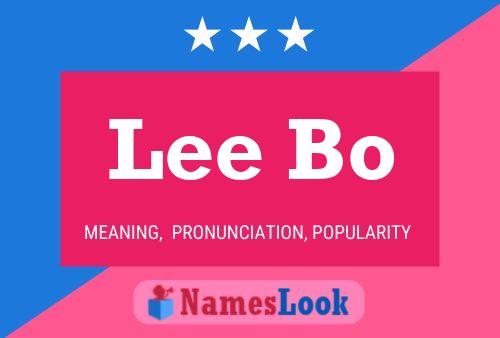 Lee Bo Name Poster