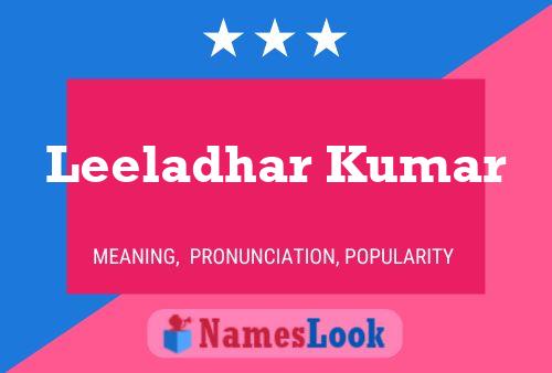 Leeladhar Kumar Name Poster