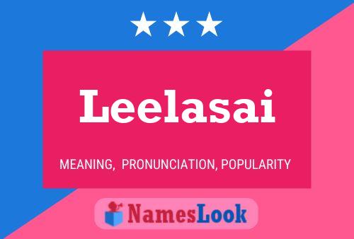 Leelasai Name Poster