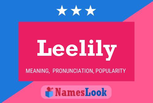 Leelily Name Poster