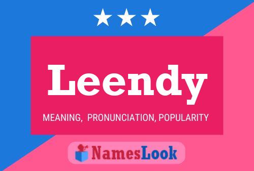 Leendy Name Poster