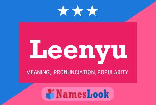 Leenyu Name Poster