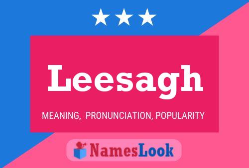 Leesagh Name Poster