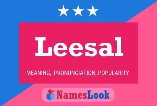 Leesal Name Poster