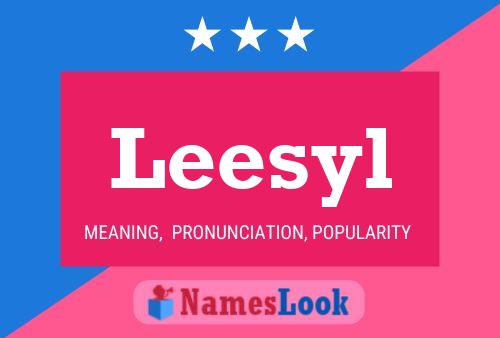 Leesyl Name Poster