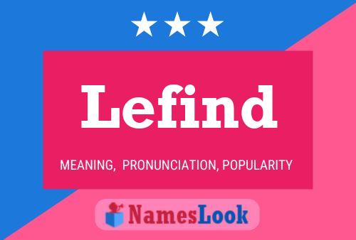 Lefind Name Poster