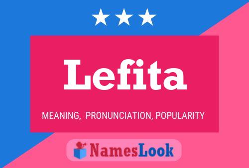 Lefita Name Poster