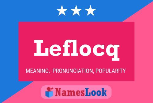 Leflocq Name Poster