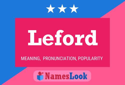 Leford Name Poster