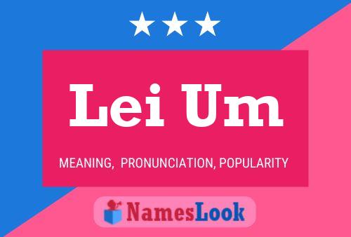 Lei Um Name Poster