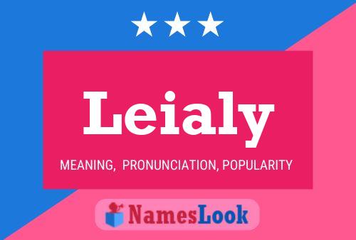 Leialy Name Poster