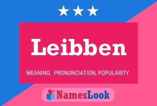 Leibben Name Poster