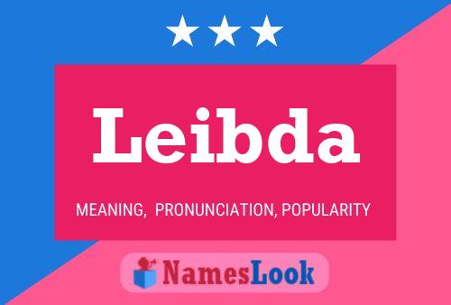 Leibda Name Poster