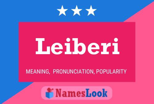 Leiberi Name Poster